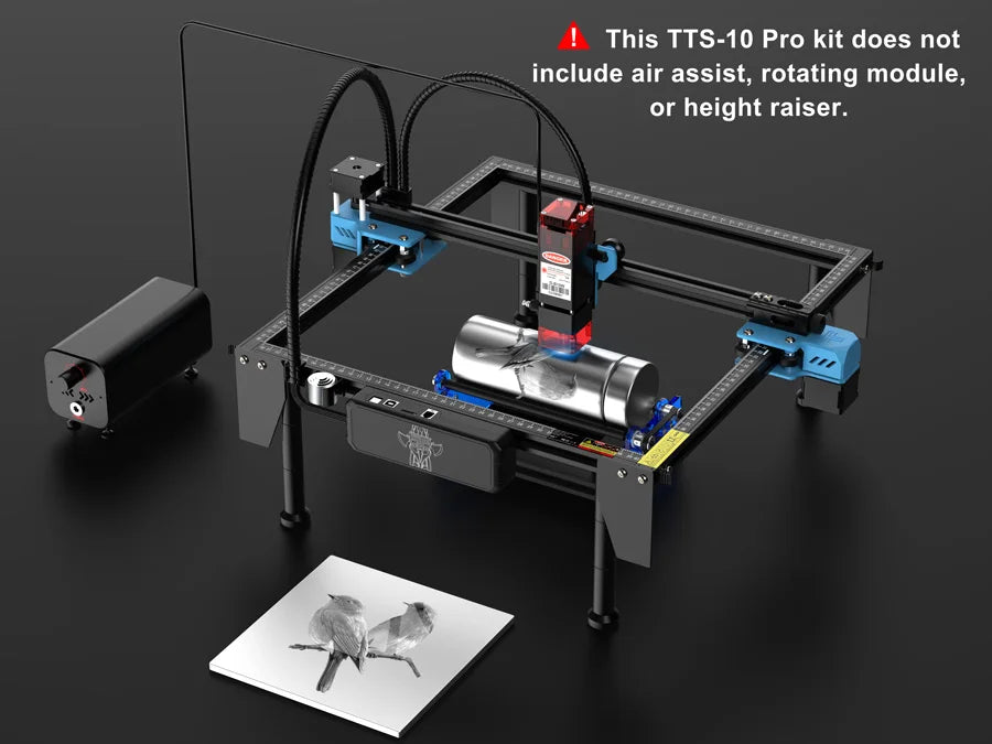 Twotrees TTS-55 Laser Engraver Laser Cutting Machine Laser Engraving Machine Compressed Spot LD+FAC Laser Print Matrix Printer
