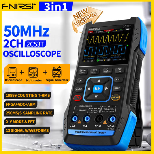 2C23T 2C53T   Oscilloscope Multimeter DDS Generator 10MHz*2 50MS/s