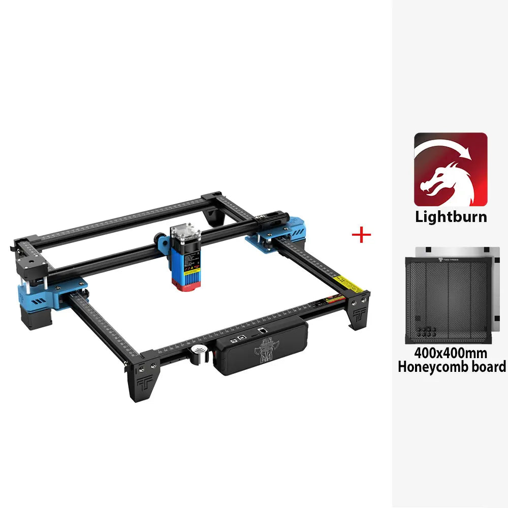 Twotrees TTS-55 Laser Engraver Laser Cutting Machine Laser Engraving Machine Compressed Spot LD+FAC Laser Print Matrix Printer